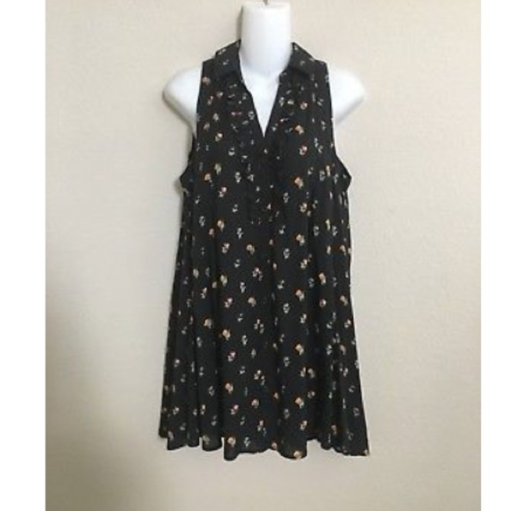 Anthropologie 111 TYLHO Sleeveless Floral Tunic